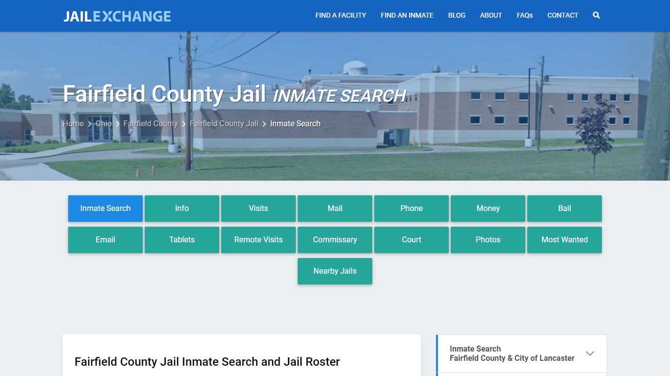 Inmate Search: Roster & Mugshots - Fairfield County Jail, OH